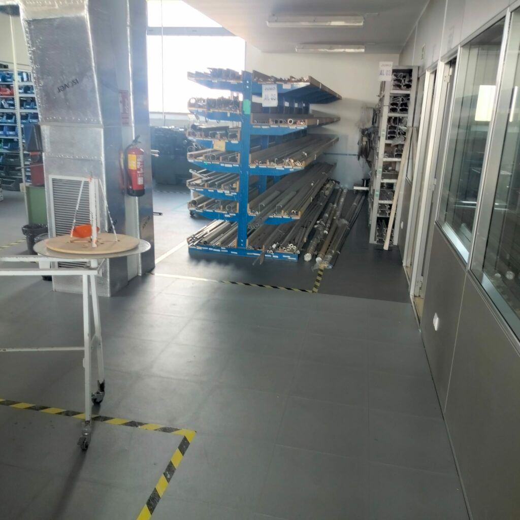 Production hall, Spain